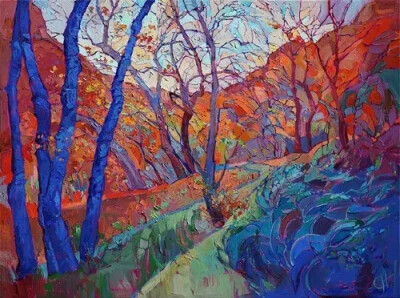 美国加州艺术家 Erin Hanson 风景绘画艺术
