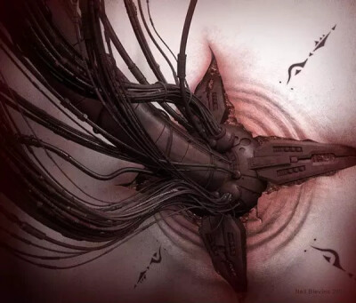 美国概念设计艺术家 Neil Blevins 场景画作
