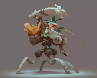 俄罗斯画师 Artur Mukhametov 厚厚的卡通角色绘画
