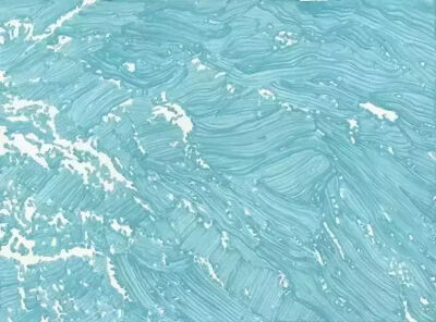 加拿大画家Katie Brennan的水系列作品
