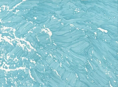 加拿大画家Katie Brennan的水系列作品
