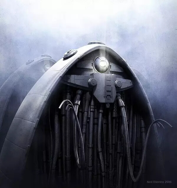 美国概念设计艺术家 Neil Blevins 场景画作
