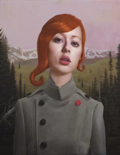 画师KRIS LEWIS肖像画
