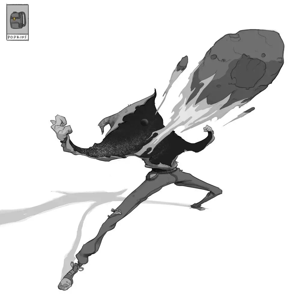 俄罗斯画师 Artur Mukhametov 厚厚的卡通角色绘画
