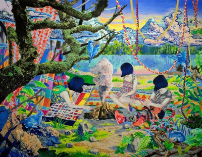 日本插画师 Naomi Okubo 大久保如彌 插画艺术
