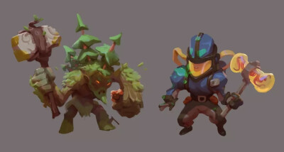 俄罗斯画师 Artur Mukhametov 厚厚的卡通角色绘画
