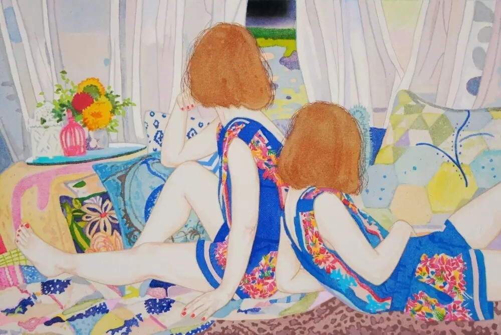 日本插画师 Naomi Okubo 大久保如彌 插画艺术
