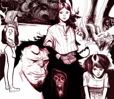 意大利漫画家 dietrock 画作
