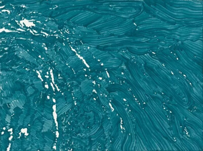 加拿大画家Katie Brennan的水系列作品
