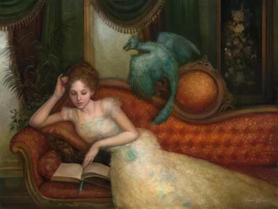 美国奇幻画家Justin Gerard 油画作品
