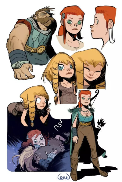 意大利漫画家 dietrock 画作
