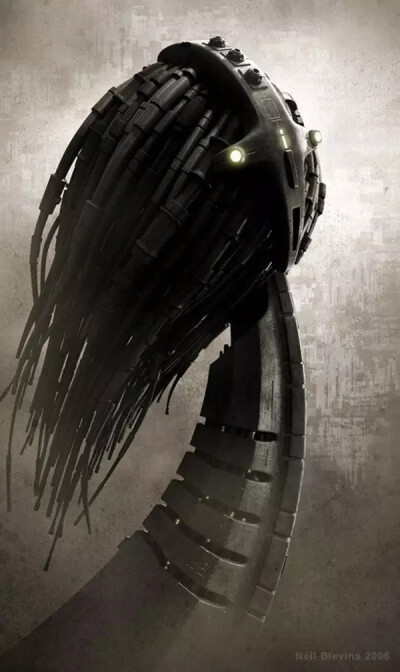 美国概念设计艺术家 Neil Blevins 场景画作
