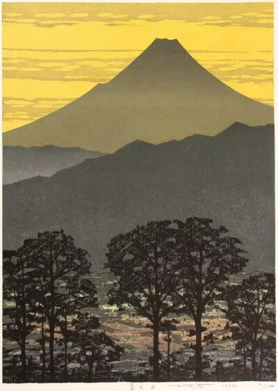 日本画家 北岡文雄（1918-2007）版画作品
