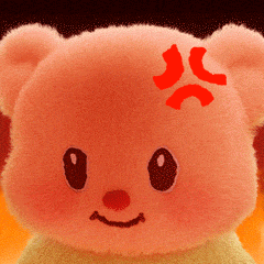 黄油小熊——气到红温