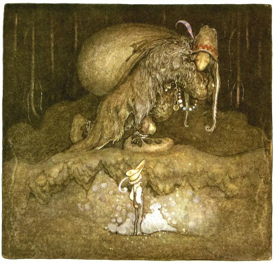 瑞典插画家 John Bauer (4 June 1882 – 20 November 1918) 奇幻插画作品
