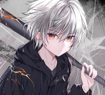 “动漫高冷男神头像。”