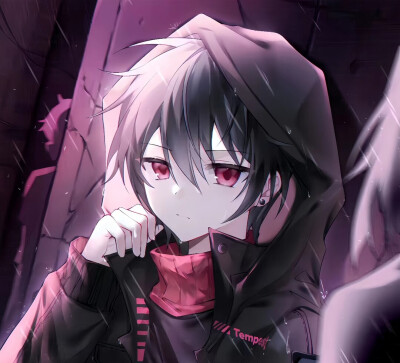 “动漫高冷男神头像。”