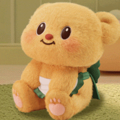 黄油小熊——“嗯嗯”点头