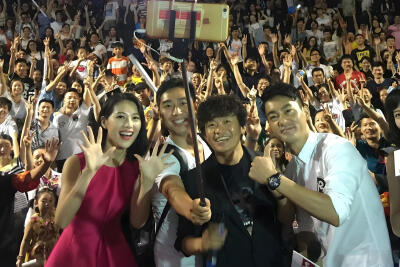 陈国坤电影《道士下山》访问，首映以及路演