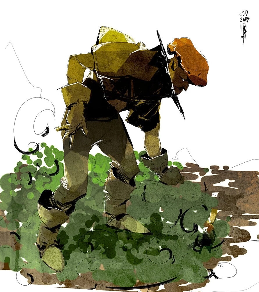 法国画师 Boell Oyino ​​​​
