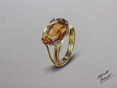 Marcello Barenghi彩色铅笔画作品欣赏
