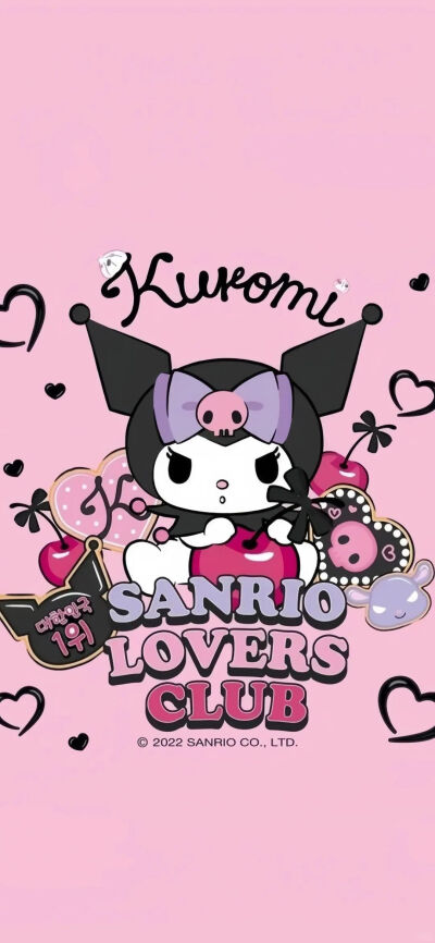 sanrio 卡通 壁纸 kuromi