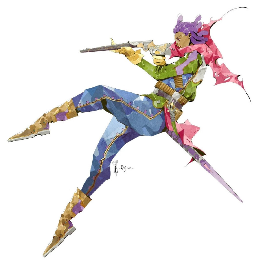 法国画师 Boell Oyino ​​​​
