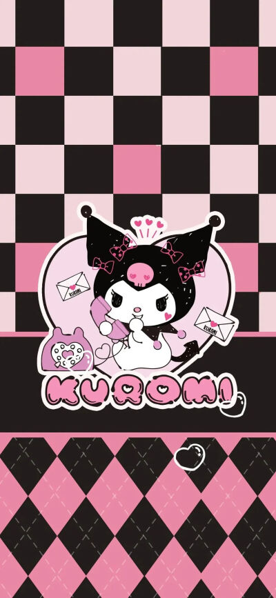 sanrio 卡通 壁纸 kuromi