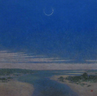 日本画家 斉藤和 ​​​​的景
