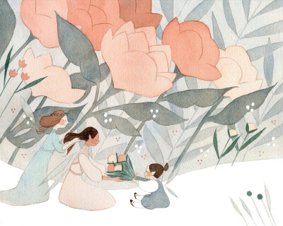 插画师 Vanessa Gillings 一组童话插画
