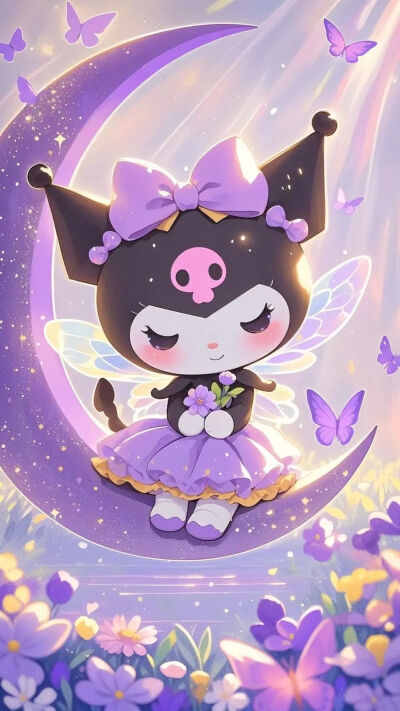 sanrio 卡通 壁纸 kuromi