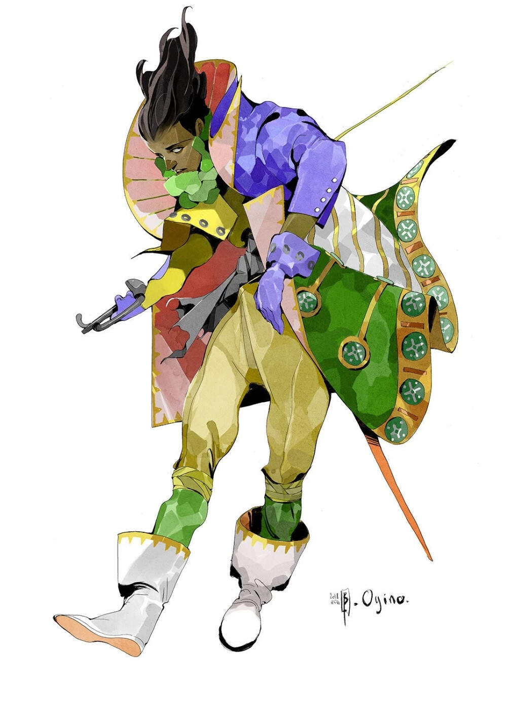 法国画师 Boell Oyino ​​​​
