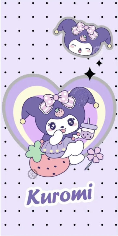 sanrio 卡通 壁纸 kuromi