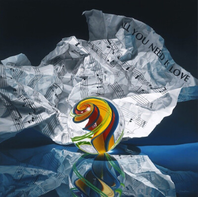 Francois Chartier超写实静物油画作品
