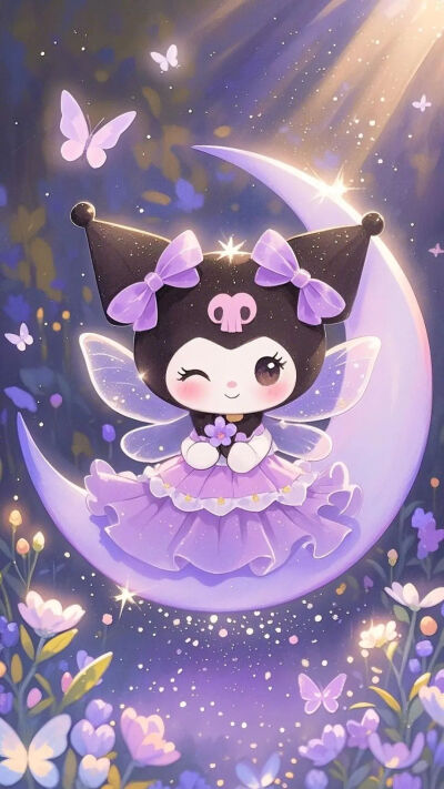 sanrio 卡通 壁纸 kuromi