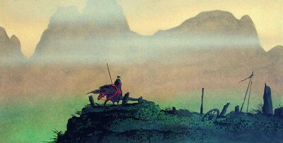 花木兰Mulan (1998)动画场景概念设计 | 德国艺术家 汉斯·巴切尔
