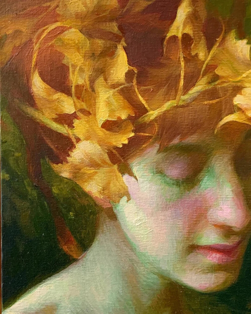 美国画家 Adrienne Stein 的唯美人像油画艺术
