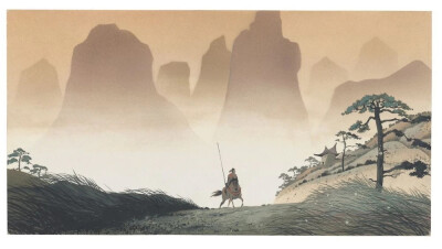 花木兰Mulan (1998)动画场景概念设计 | 德国艺术家 汉斯·巴切尔
