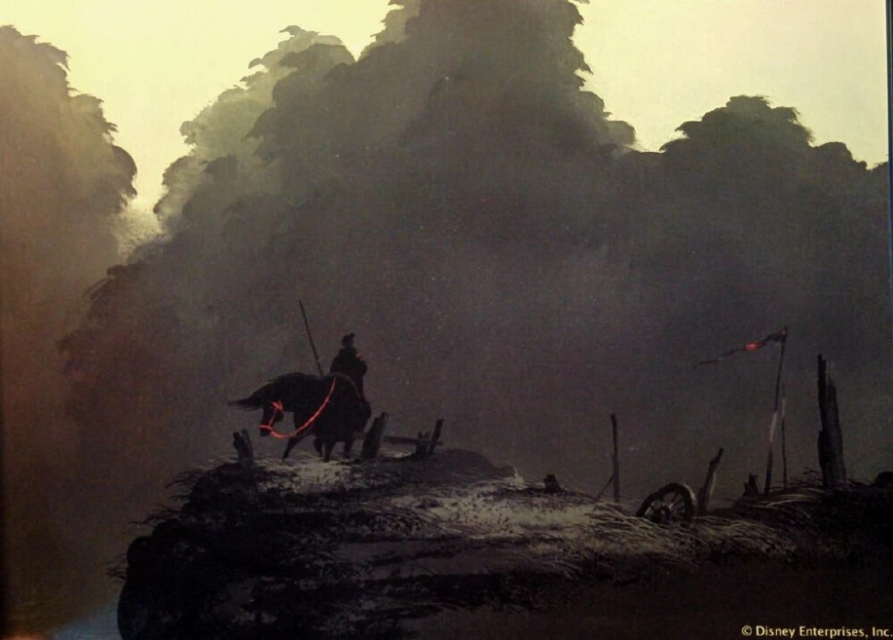 花木兰Mulan (1998)动画场景概念设计 | 德国艺术家 汉斯·巴切尔
