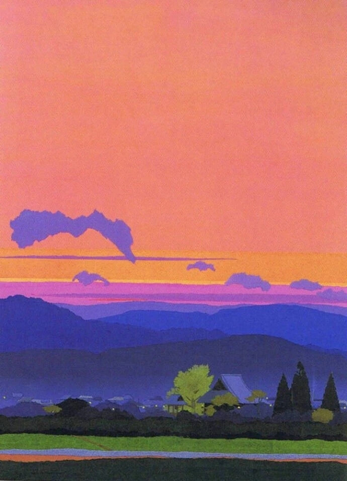 98岁的日本高龄画家 内田正泰(Uchida Masayasu，1922- ) 风景绘画艺术一览
