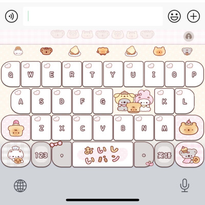 百度输入法皮肤
萌物面包坊
苹果ios，安卓android