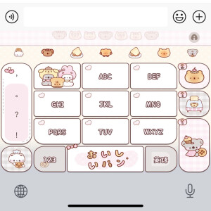 百度输入法皮肤
萌物面包坊
苹果ios，安卓android