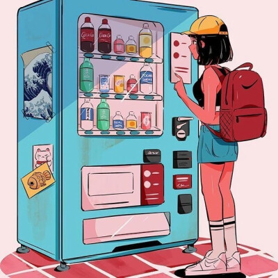 插画艺术家 Stephanie 一组插画艺术
