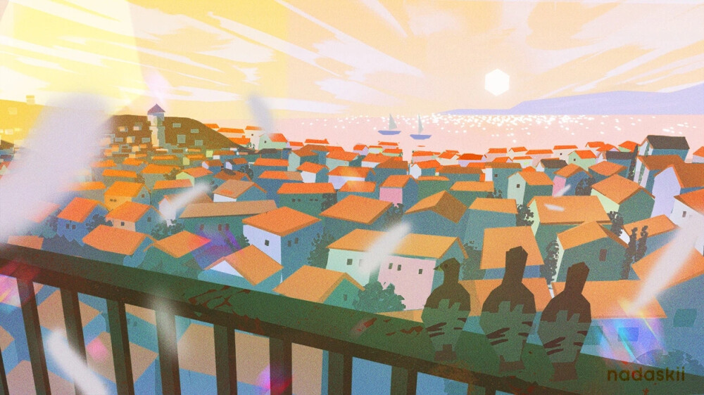 插画师 Nada 一组插画设计
