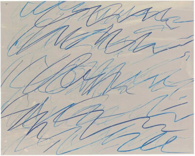 Untitled,1970,
Gouache and wax crayon on card,67.4x87.5cm
