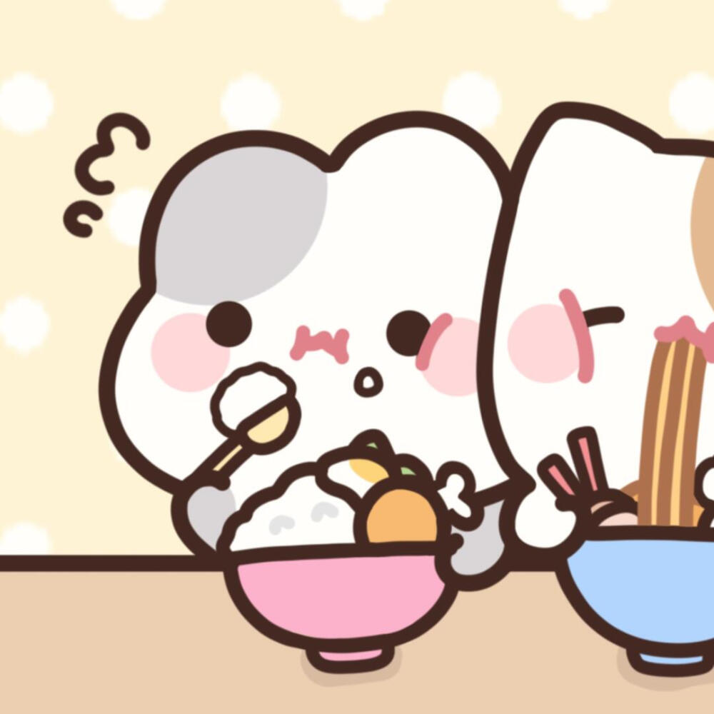 毛球牙牙卡通情头