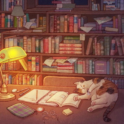 插画师 Limduey 一组喵喵插画
