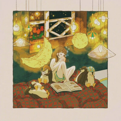 插画师 日菜乃 一组插画艺术
