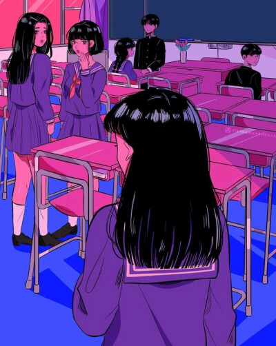 插画艺术家 Stephanie 一组插画艺术
