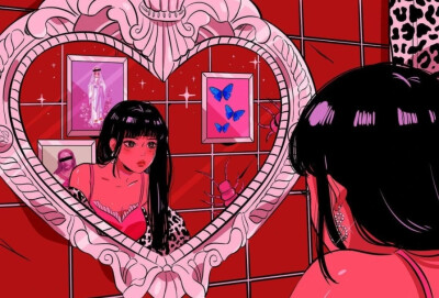 插画艺术家 Stephanie 一组插画艺术
